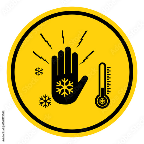 Cold Surface Symbol Sign,Vector Illustration, Isolated On White Background Label.EPS10