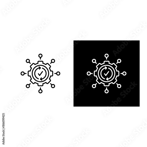 Bpm  icon black and white outline.