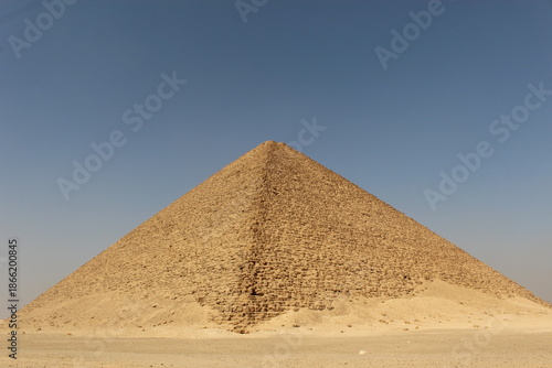 Red Pyramid of Sneferu in Dahshur, ancient Egypt