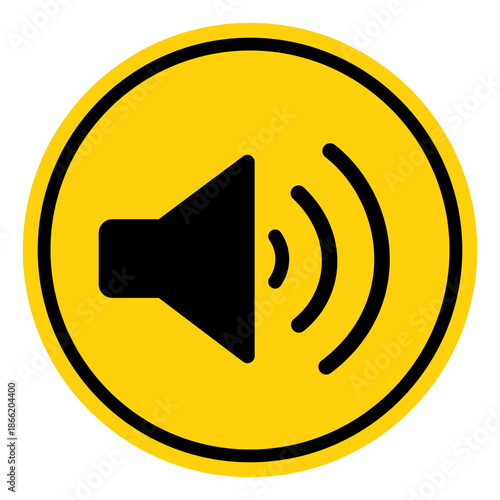 No Sound Symbol Sign, Vector Illustration, Isolate On White Background Label. EPS10