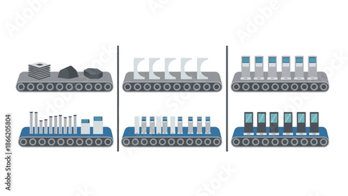 Military Tanks with Various Weaponry and Equipment.