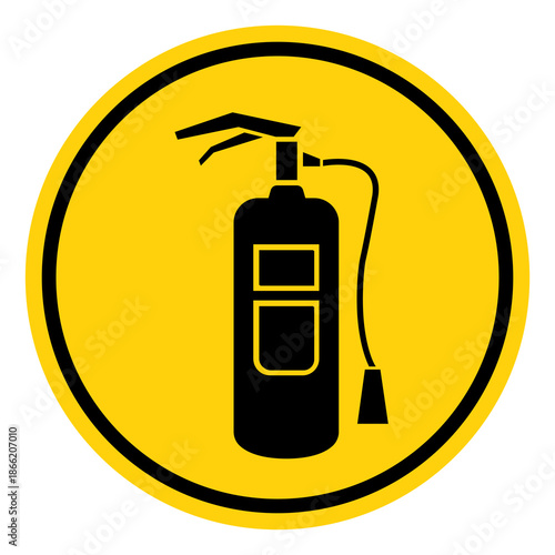 Fire Extinguisher Symbol Sign, Vector Illustration, Isolate On White Background Label. EPS10