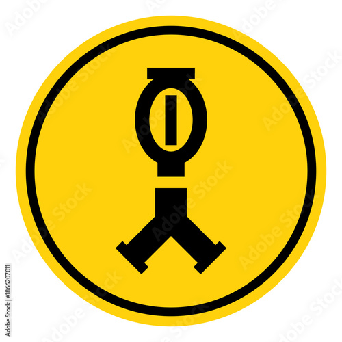 Fire Sprinkler Symbol Sign, Vector Illustration, Isolate On White Background Label. EPS10