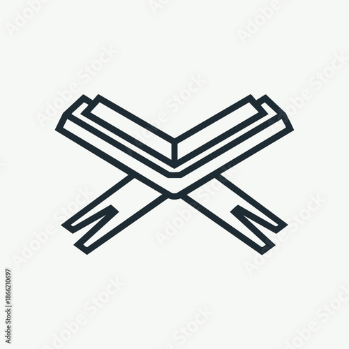 RAMADHAN Iconic Representation of Faith and Spirituality in Simple Vector Art