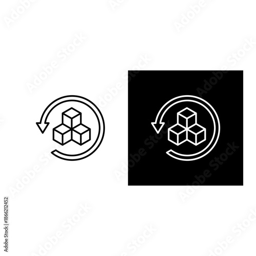 Reverse Logistics Icon