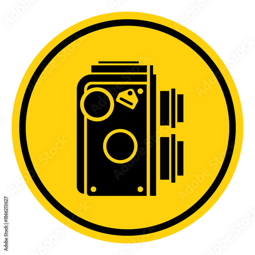 Camera Symbol Sign, Vector Illustration, Isolate On White Background Label. EPS10