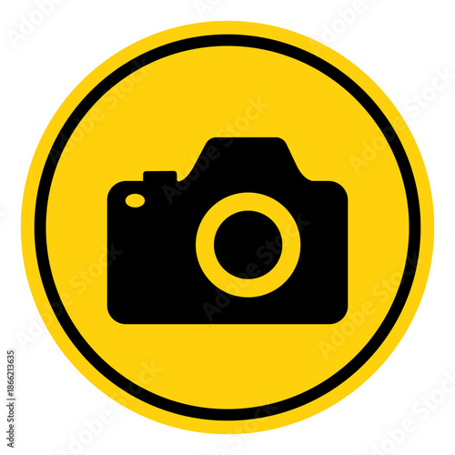 Camera Symbol Sign, Vector Illustration, Isolate On White Background Label. EPS10