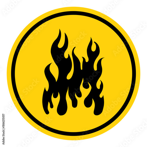 Fuel Storage Area Symbol Sign, Vector Illustration, Isolate On White Background Label. EPS10