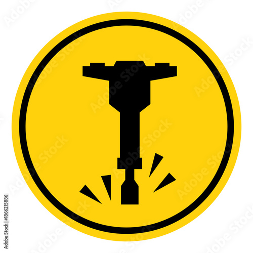 Construction Area Symbol Sign, Vector Illustration, Isolate On White Background Label. EPS10