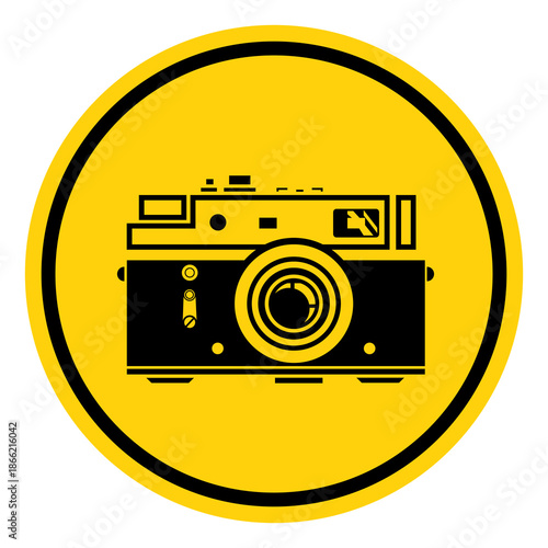 Photo Studio Area Symbol Sign, Vector Illustration, Isolate On White Background Label. EPS10
