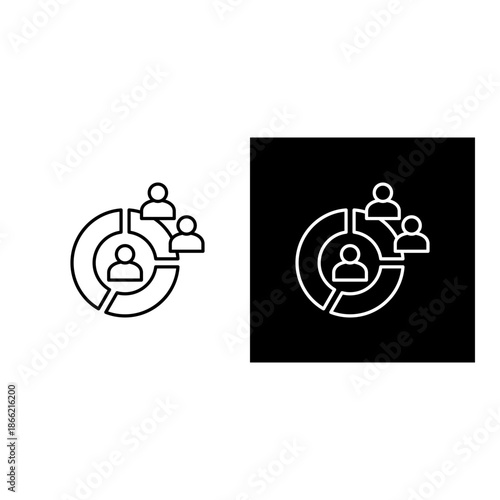 Share  icon black and white outline.