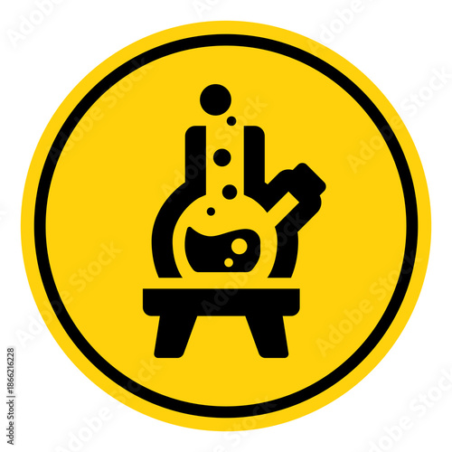 Lab Area Symbol Sign, Vector Illustration, Isolate On White Background Label. EPS10