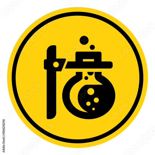 Lab Area Symbol Sign, Vector Illustration, Isolate On White Background Label. EPS10