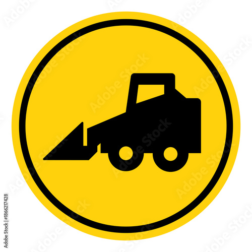 Construction Area Symbol Sign, Vector Illustration, Isolate On White Background Label. EPS10