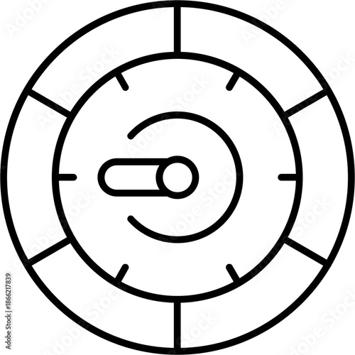 Barometer Outline Icon