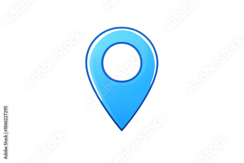 Free Download Location pin icon symbolizing gps direction, navigation, destination, and travel on web map application - GFXLoad