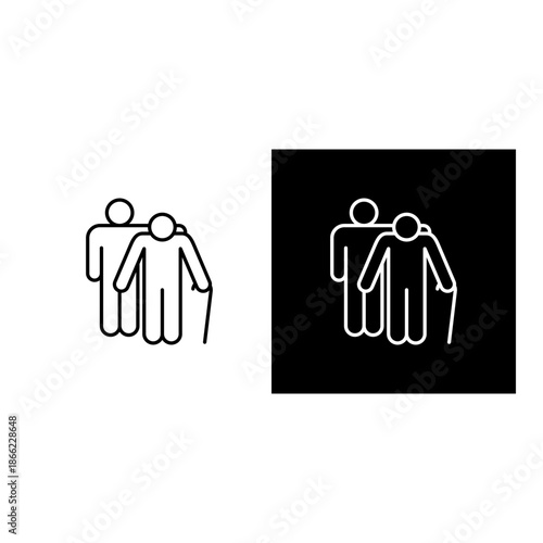 Elderly Care And Support  Icon