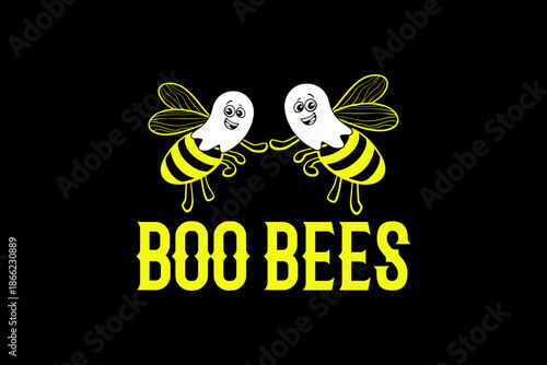 Boo bees svg quotes typography t-shirt design for cricut.