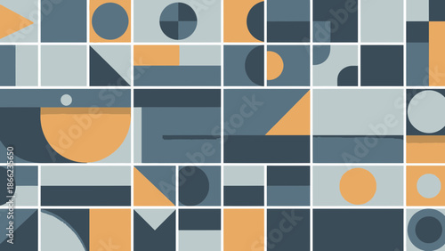 Geometric Shapes in Various Colors and Sizes 1.