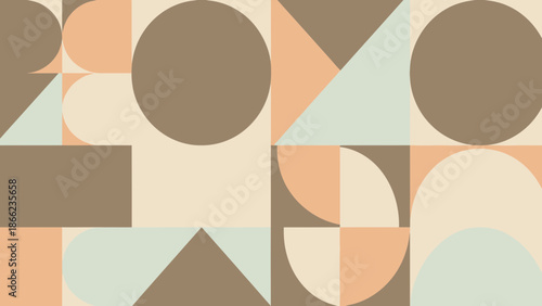 Geometric Shapes in Various Colors and Sizes 3.