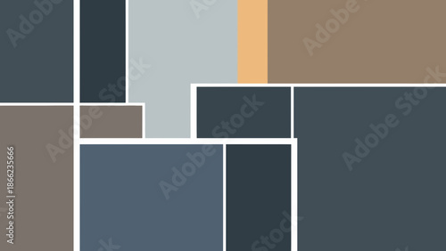 Geometric Shapes in Various Colors and Sizes.