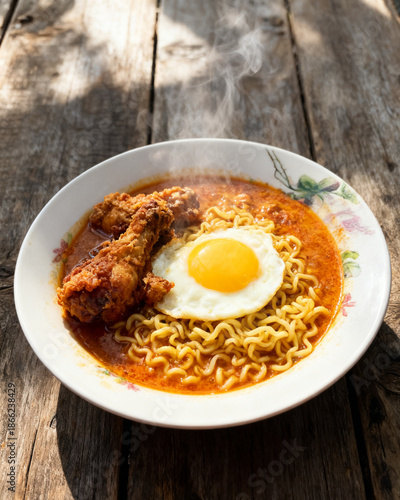 Photos maggie egg with fried chicken