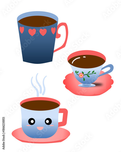 cup of coffee and tea