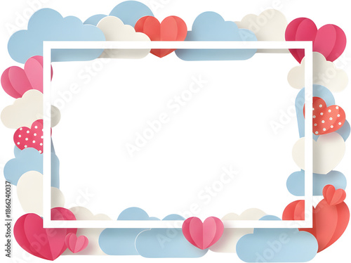valentine background with hearts