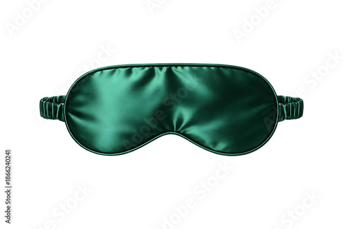 Green Satin Sleep Eye Mask
