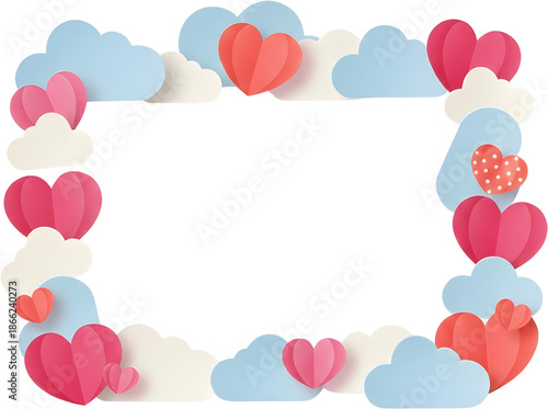 valentine background with hearts
