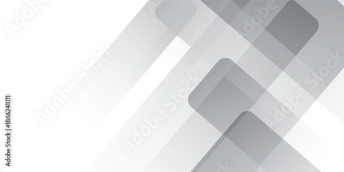 Abstract background overlaps in a bright space decorated with square shapes. A minimalist graphic design element with a futuristic style concept for banners, flyers, cards, covers, or brochures.