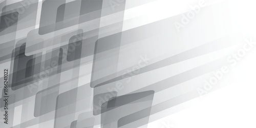 Abstract background overlaps in a bright space decorated with square shapes. A minimalist graphic design element with a futuristic style concept for banners, flyers, cards, covers, or brochures.