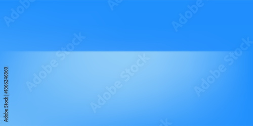 Blue podium with elegant blue wave lines on the back for product presentation. Display of cosmetic products. Stage or podium.