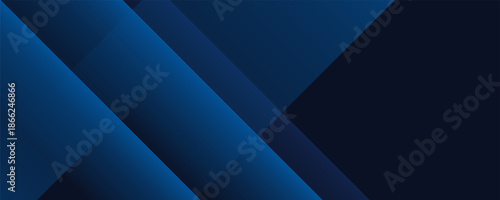 Dark blue modern business abstract background. Vector illustration design for presentation, banner, cover, web, flyer, card, poster, wallpaper, texture, slide, magazine, and powerpoint
