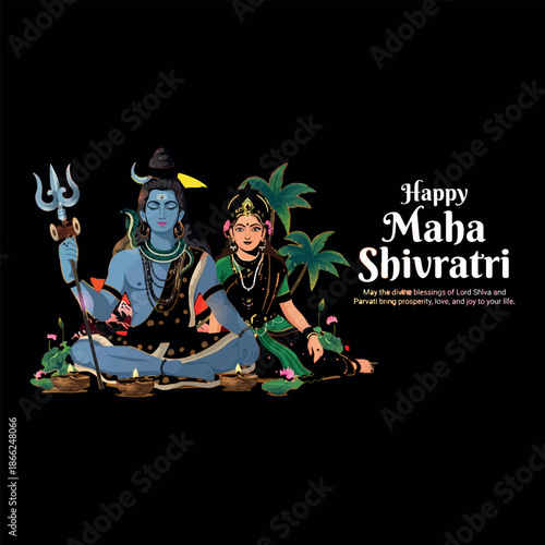 Maha Shivratri typography vector t-shirt design print 