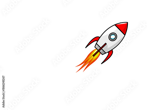 Rocket in space
