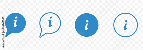 information sign icon, information icon in trendy flat design