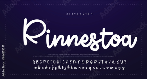 signature Font Calligraphy Logotype Script Brush Font Type Font lettering handwritten 