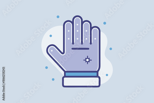 slim winter glove smooth grip icon