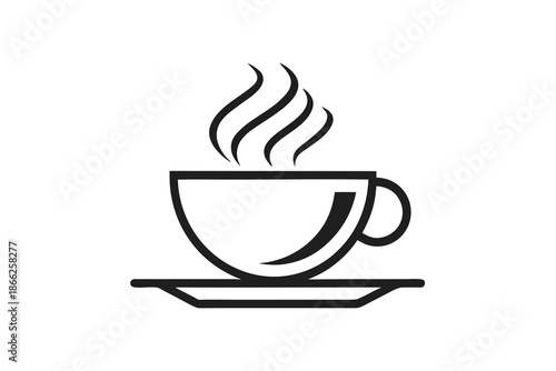 street tea cup wide base icon