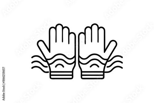 half finger gloves subtle palm curves