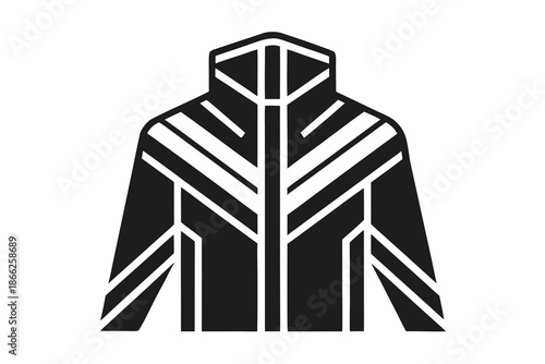 ski outerwear icon slanted shoulder