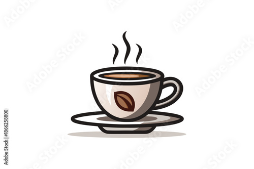 ultra small morning espresso cup icon