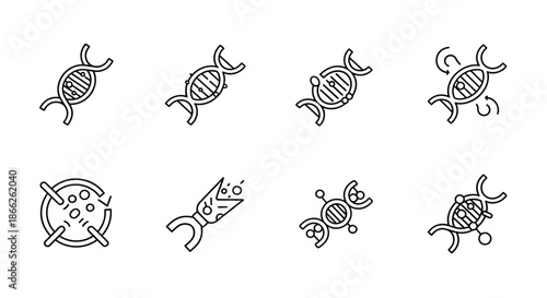 Illustrations of dna and cells