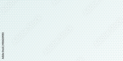 Abstract geometric light mint green background with halftone effect. Mesh of random circles. Guilloche elements, grid vector. Dot white gray wave light technology texture background ..