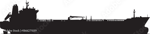 Cargo Ship Silhouette at Sea

Industrial Maritime Vessel Shadow

Ocean Freight Ship Vector Illustration