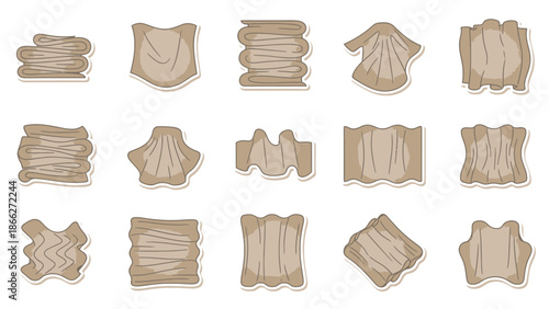 Various Wooden Puzzle Pieces.