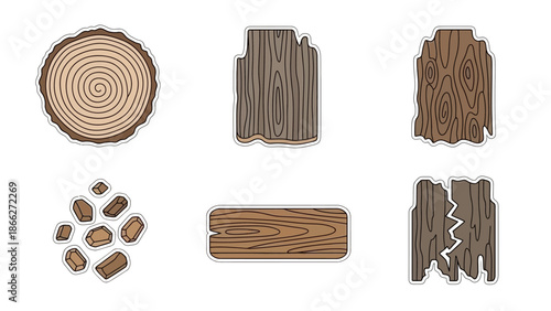 Wooden Plank Texture Patterns.