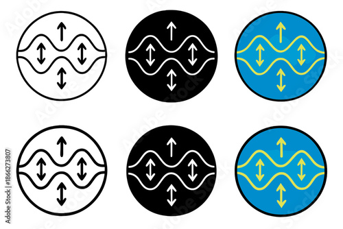 Quantum Spin Wave Patterns. Circular field of quantum spins forming wave interference pattern, symbolizing coherence and
