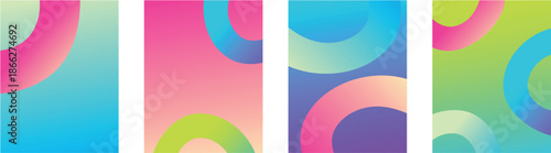 Experimental Y2K Retro-Futuristic Abstract Design with Shimmering Holographic Gradients, Colorful Mesh Layers, and a Dreamlike Pastel Brush line Within a Geometric Circle